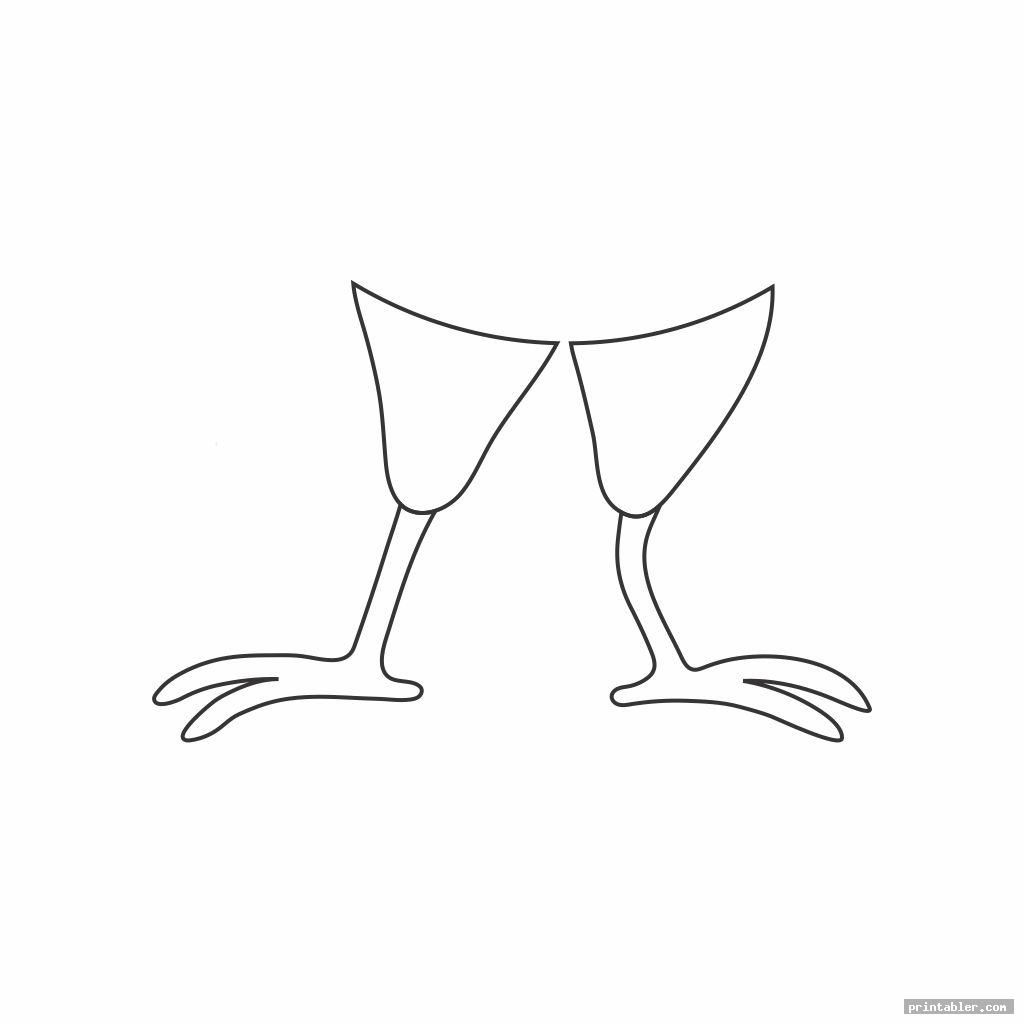 Turkey Feet Template Printable Gridgit Printable Turkey Template Printable Templates Printable Free