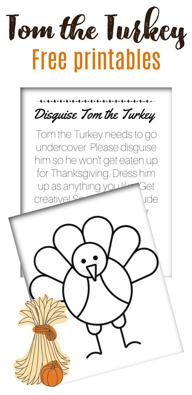 Turkey In Disguise Free Printables Templates Instructions