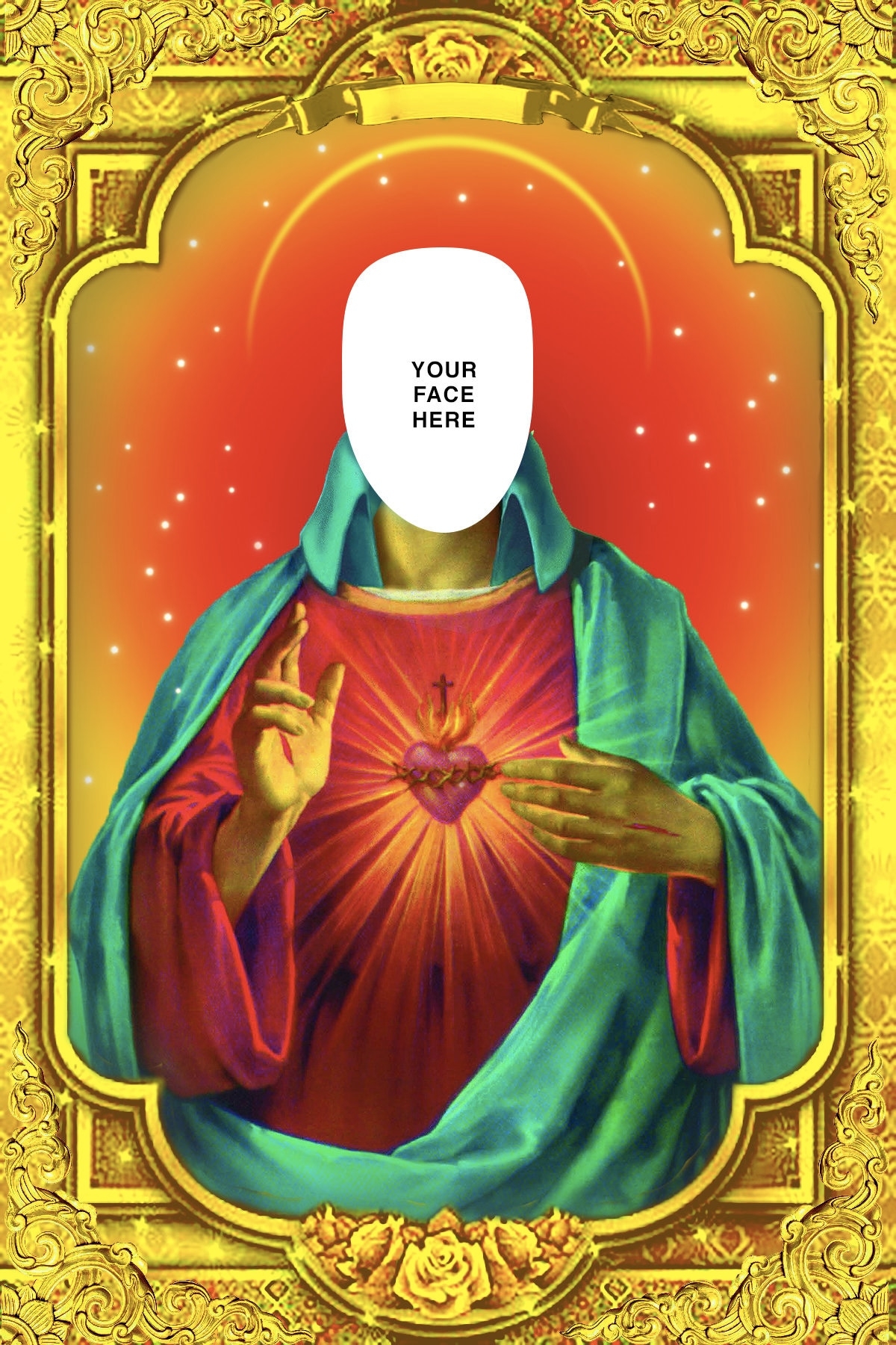 Turn Into A Saint Custom Prayer Candle W Your Image Etsy Israel