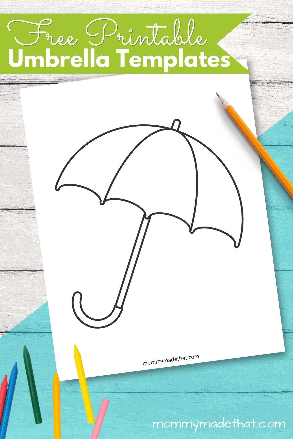 Free Printable Umbrella Template