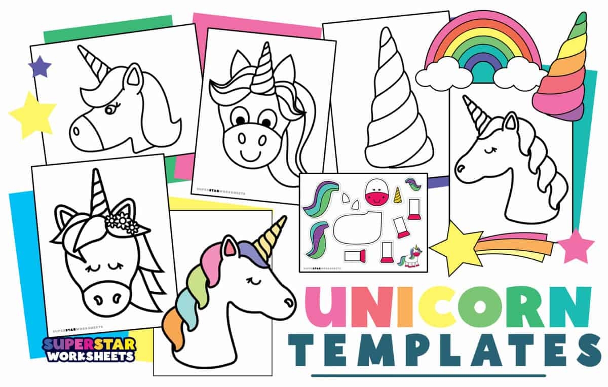 Unicorn Template Free Printable