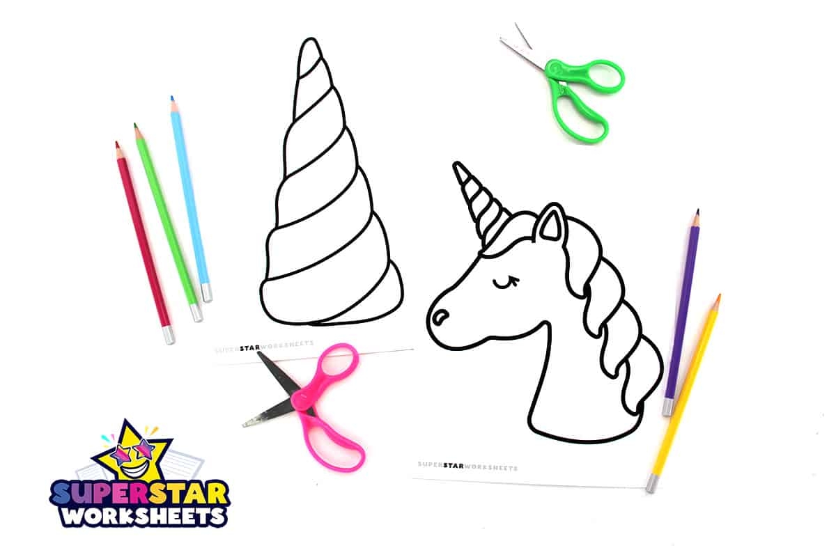 Free Printable Unicorn Horn And Ears Template