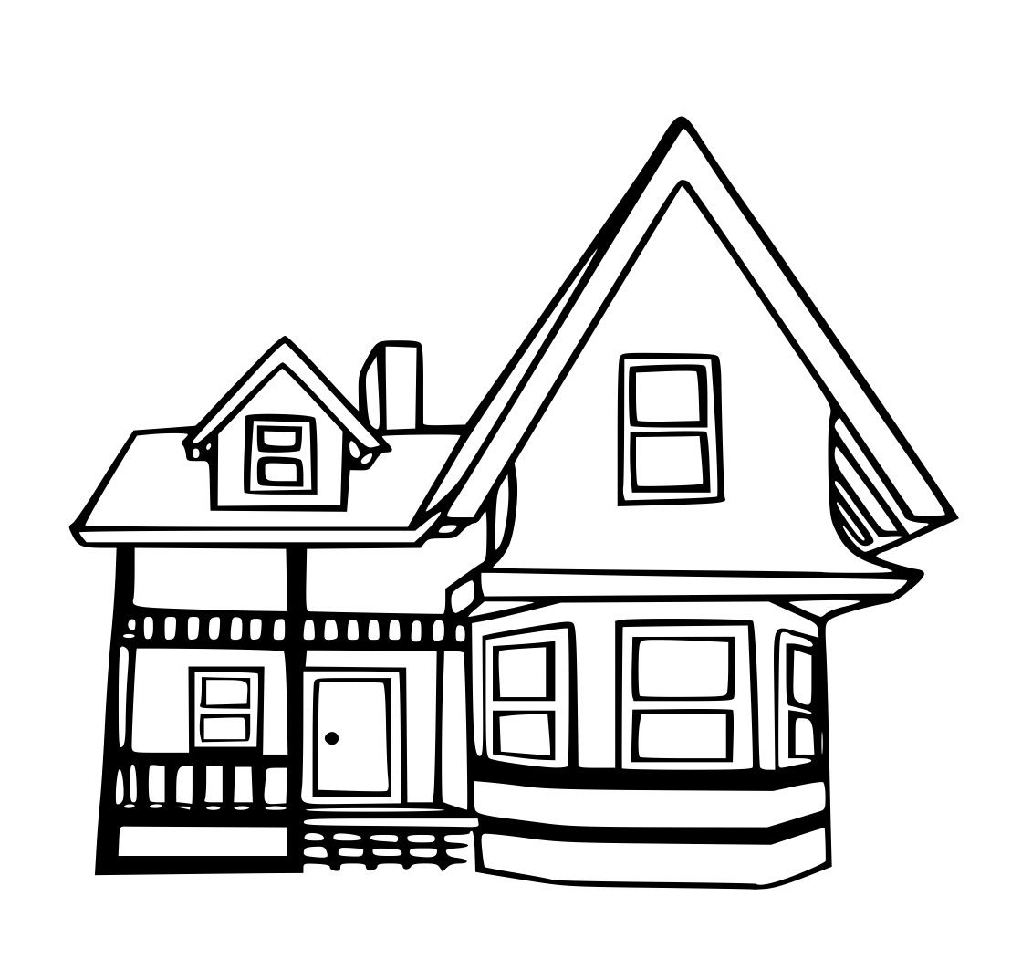 Up House Template Printable