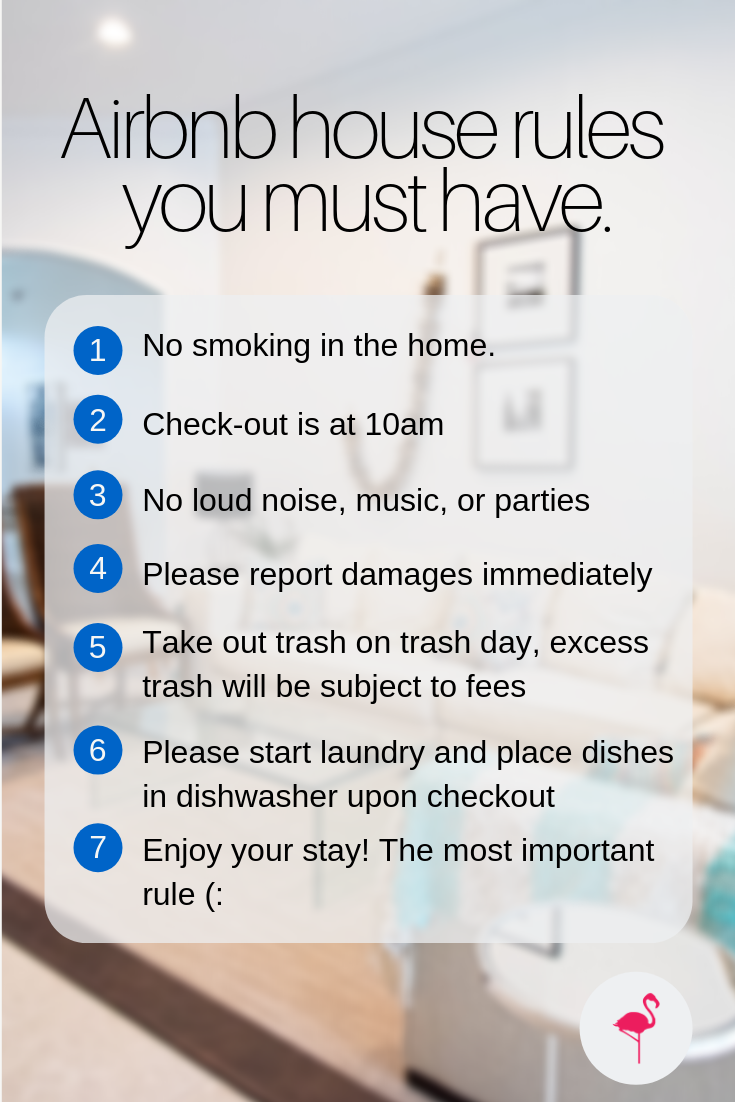 Printable Airbnb House Rules Template