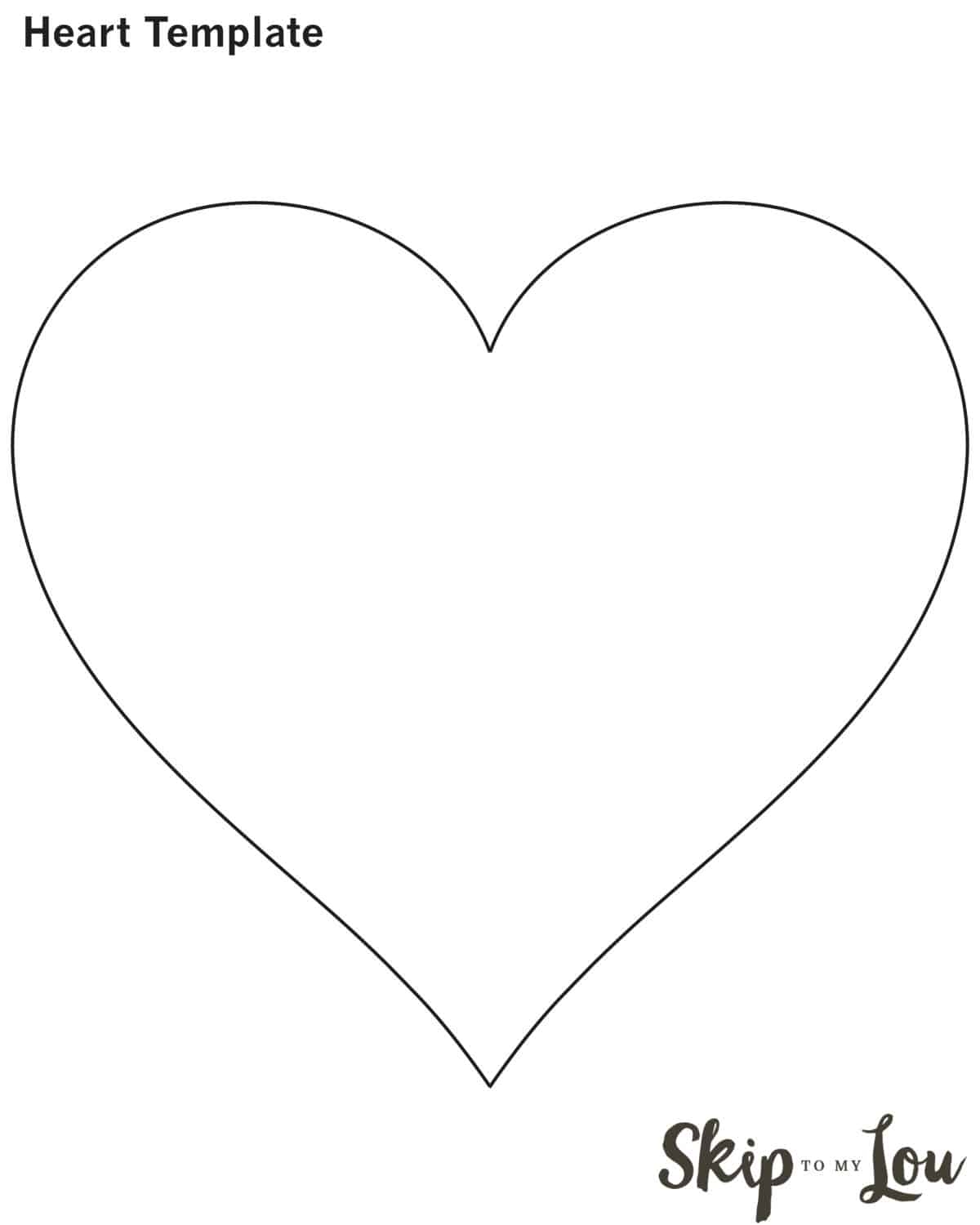 Valentine Heart Attack Idea With Free Printable Heart Template
