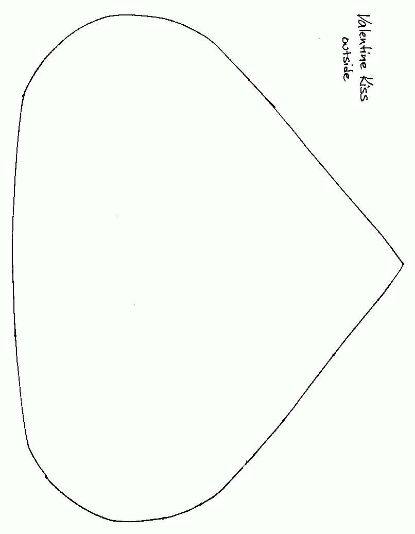 Printable Hershey Kiss Template