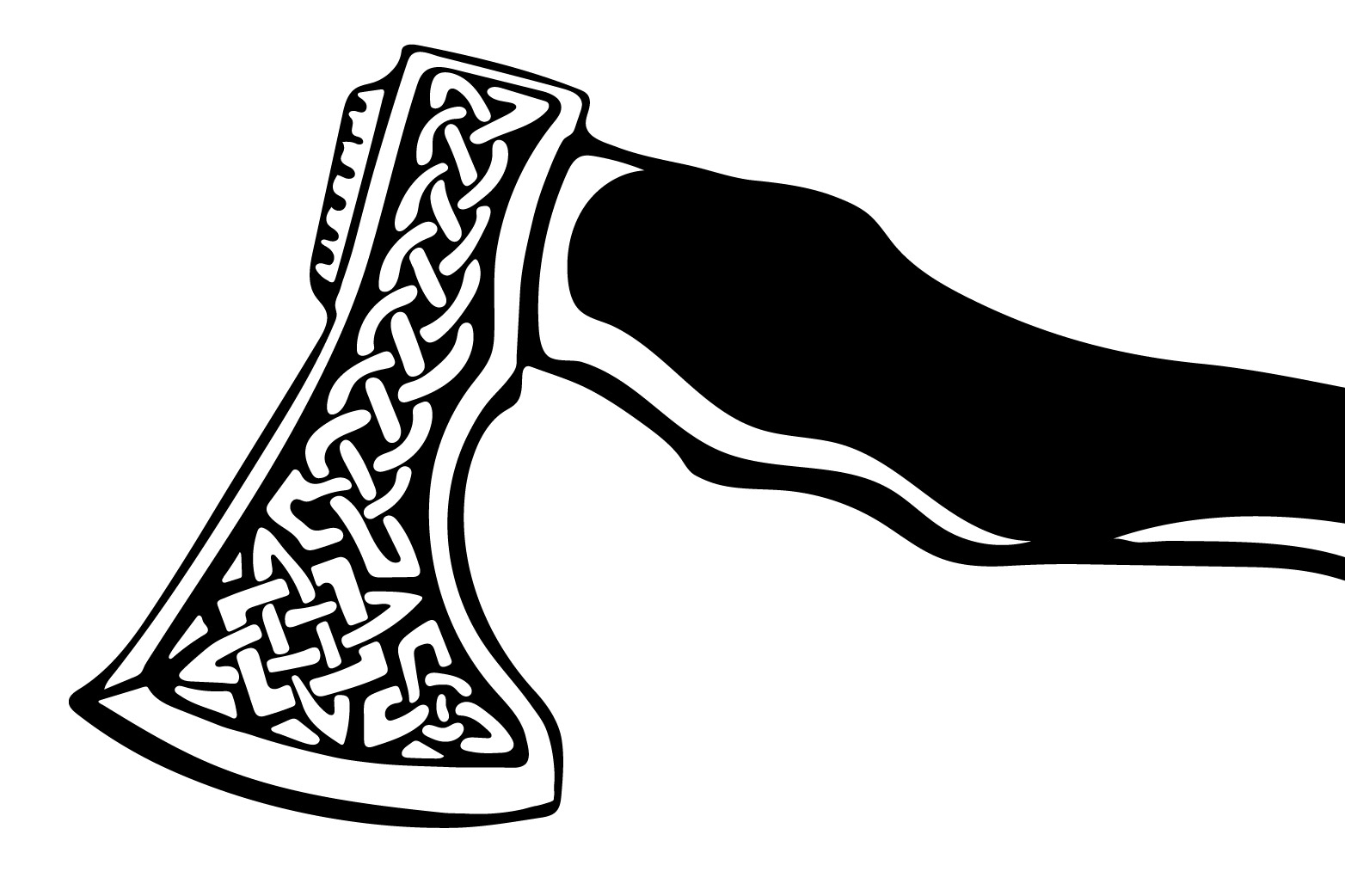 Printable Viking Axe Template