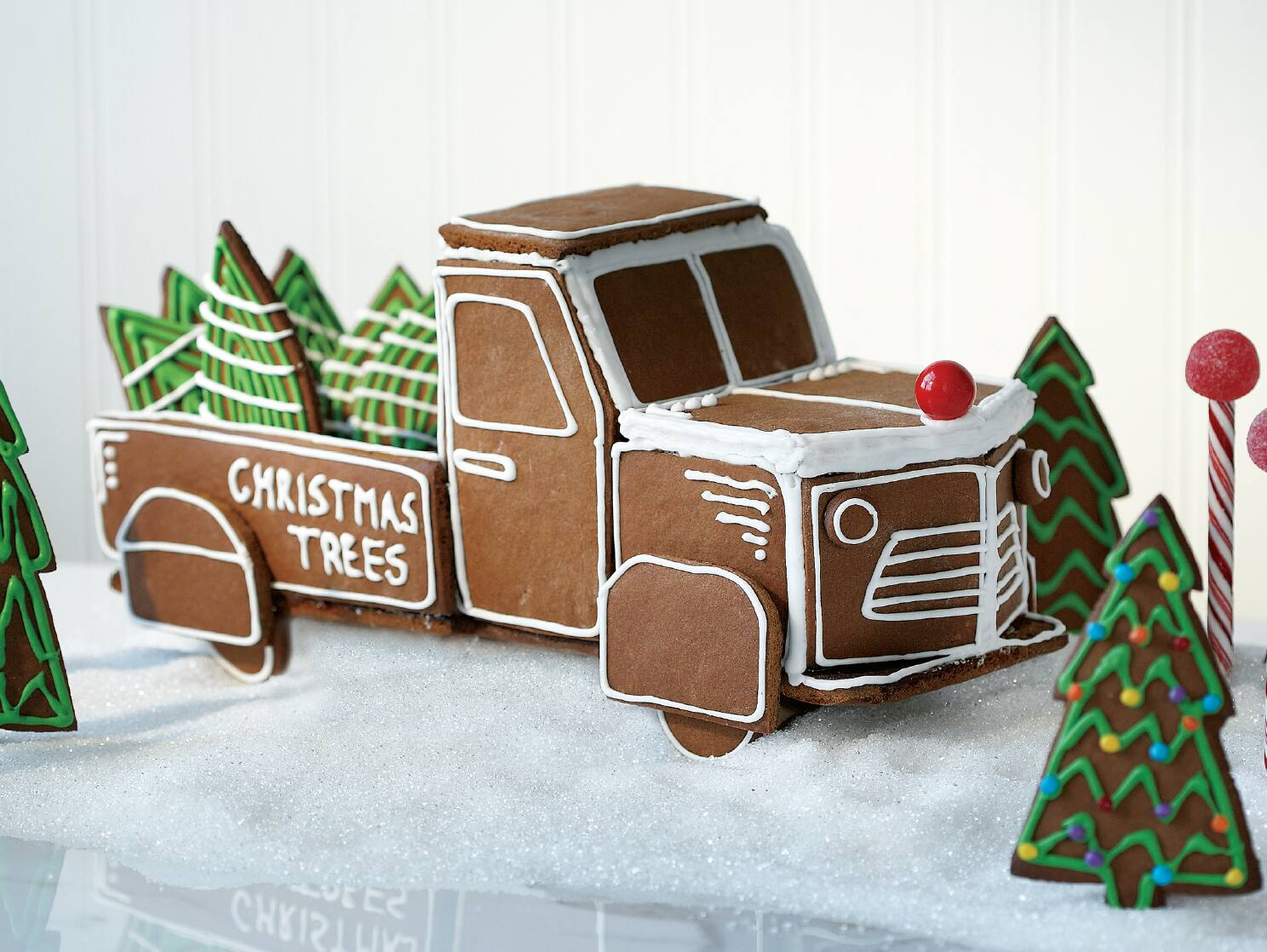 Vintage Gingerbread Truck And Trees Canadian Living