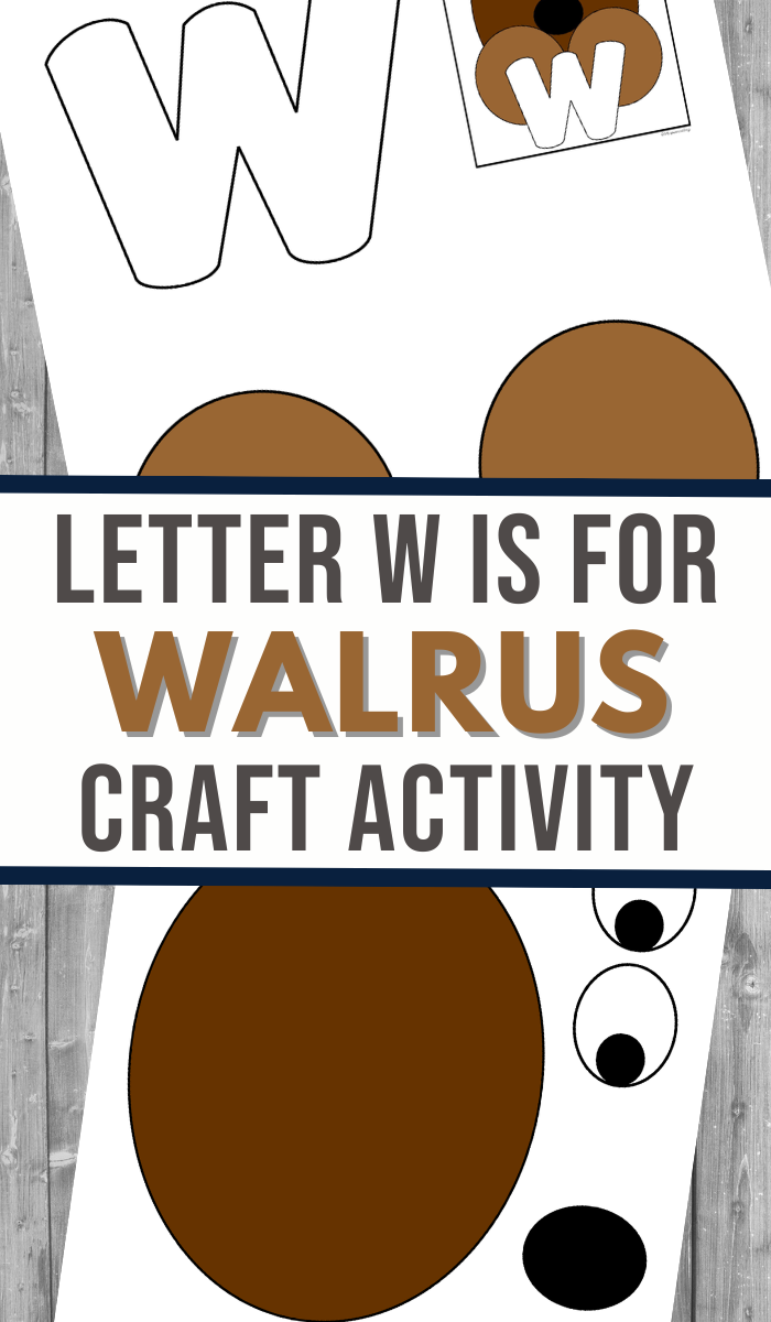 Printable Walrus Craft Template