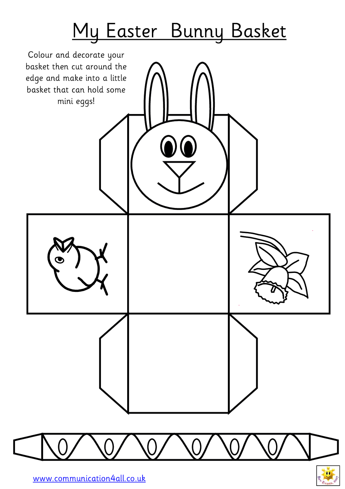 Want To Make A Simple Easter Basket Easter Basket Templates Printable Easter Activities Easter Basket Template Easter Basket Printable