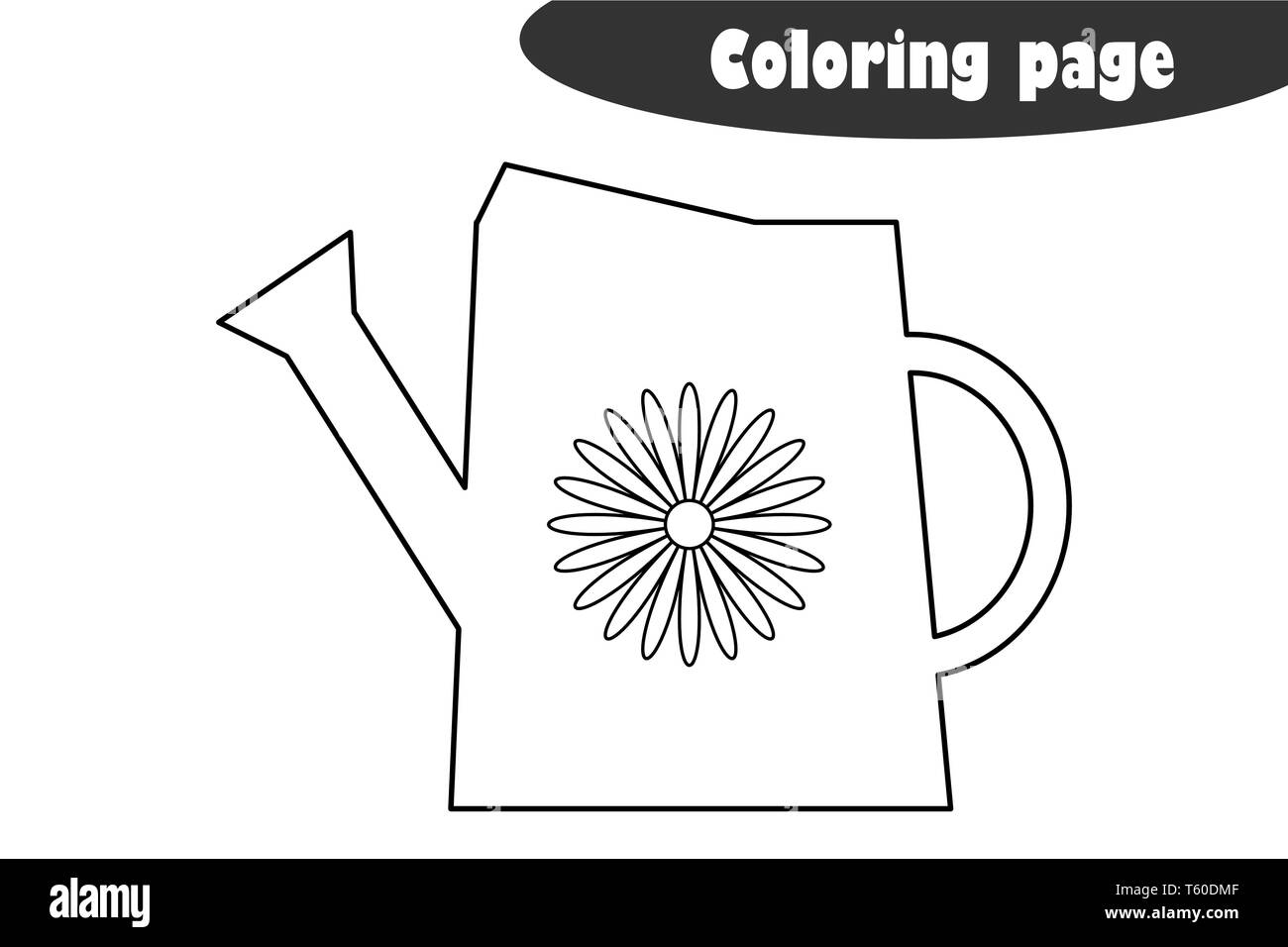 Printable Watering Can Template