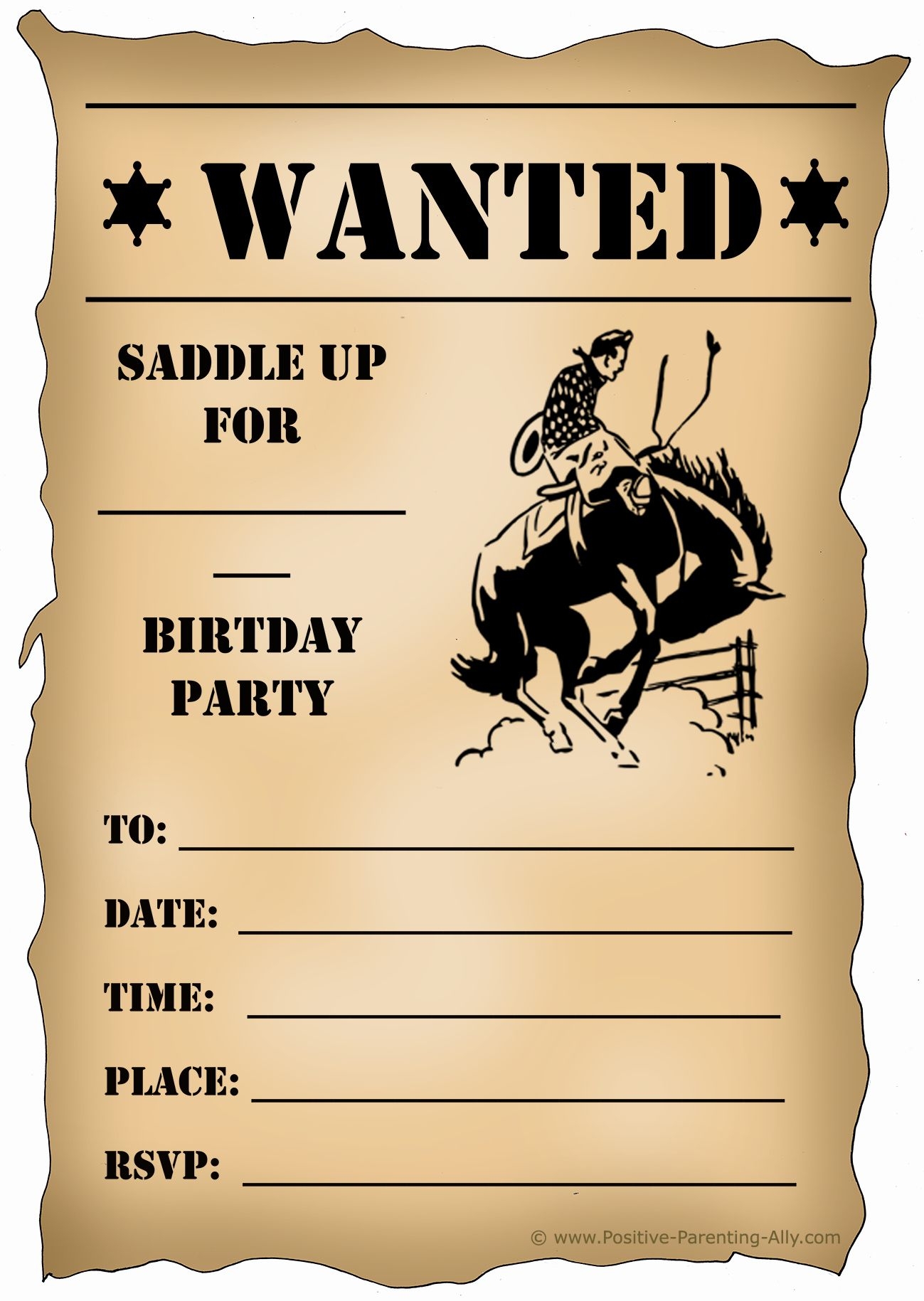 Western Theme Party Invitation Template Unique Free Printable Birthday Party Invitations For Party Invite Template Cowboy Party Invitations Western Invitations