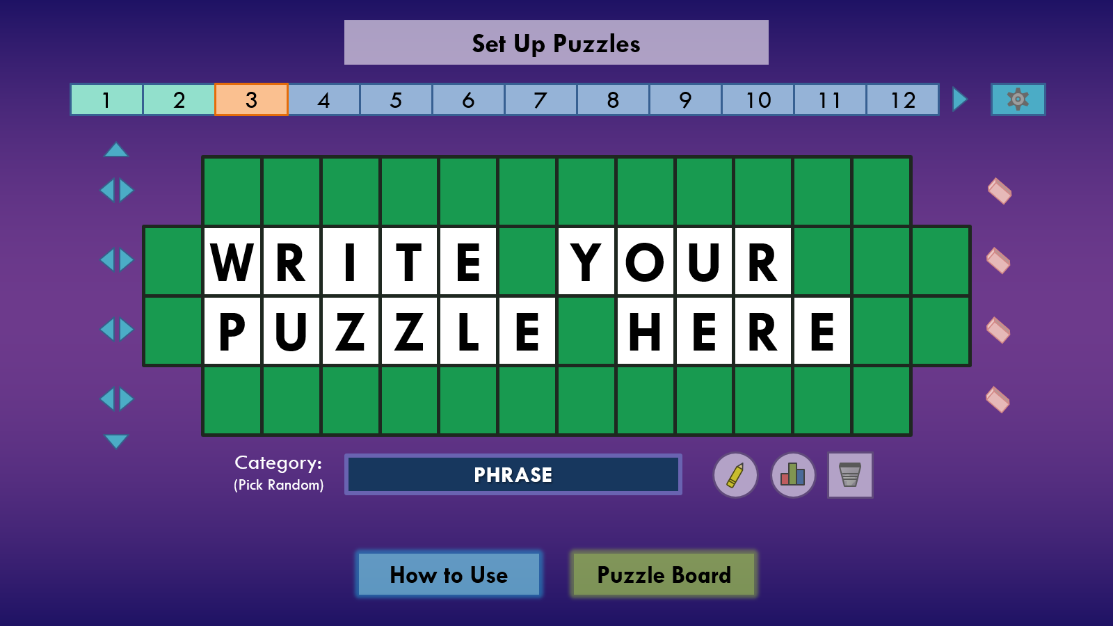 Printable Wheel Of Fortune Template