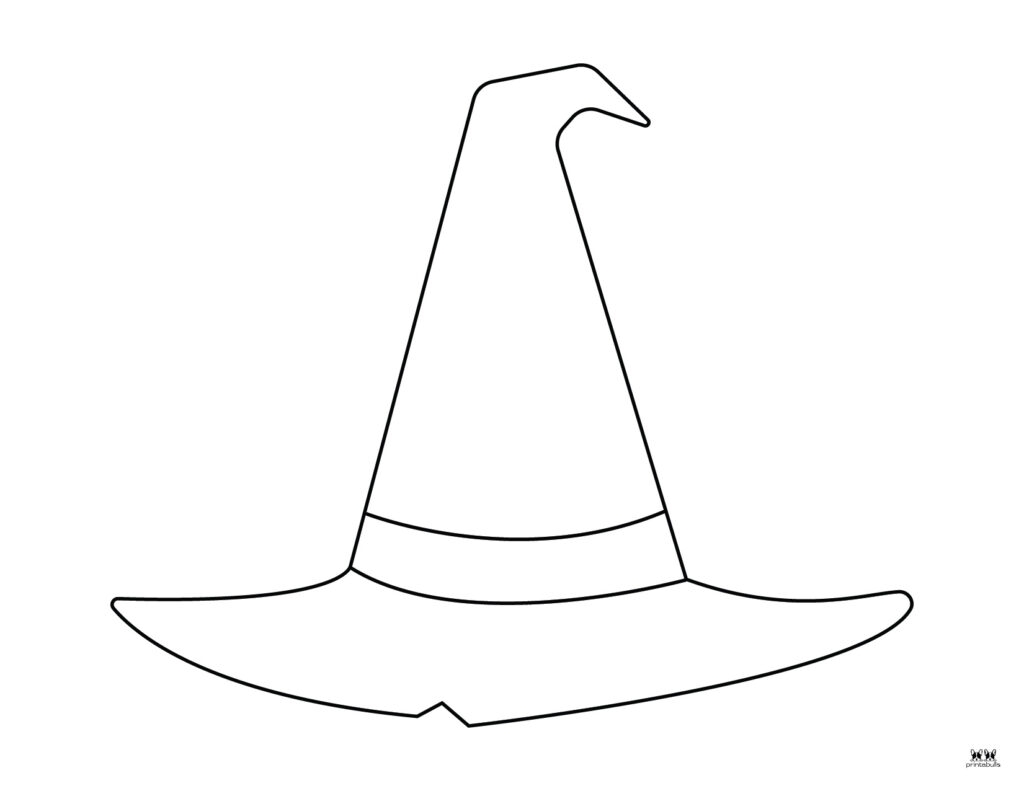 Printable Witch Hat Template