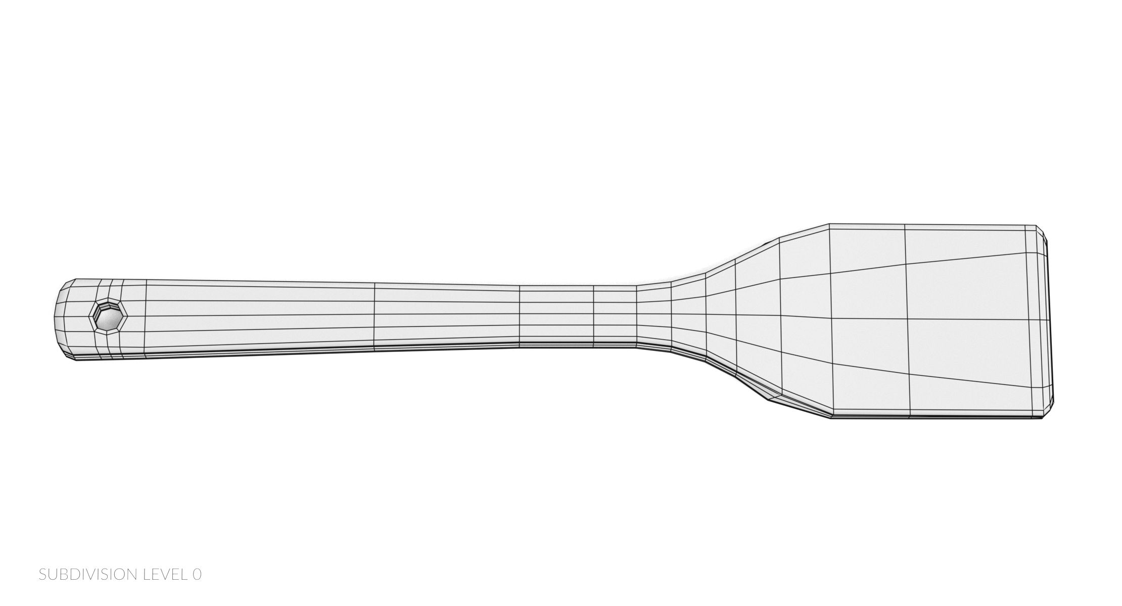 Wooden Spatula 3D Model 19 3ds blend dae obj fbx Free3D