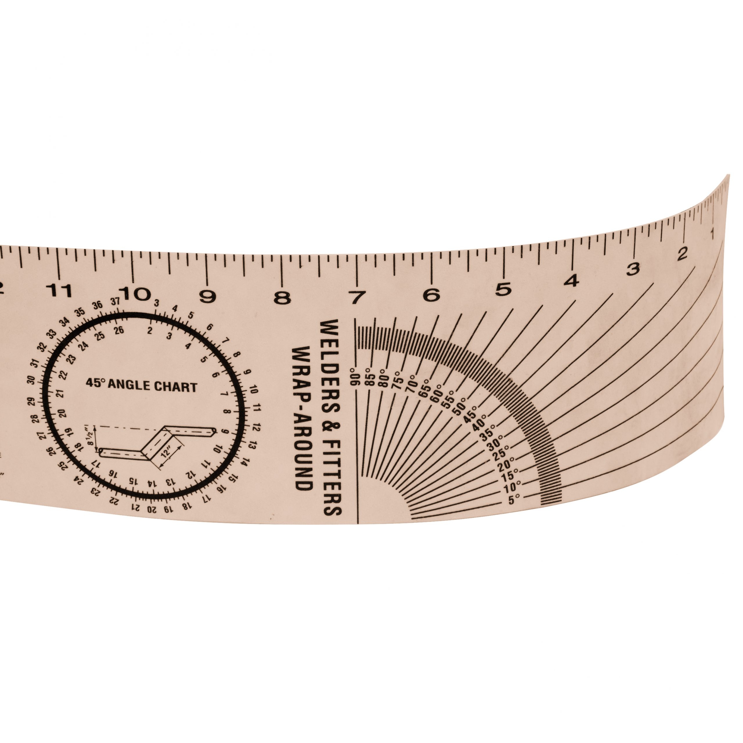 Wrap Around Pipe Template With Metal Clip 4 W X 60 L Shark Industries