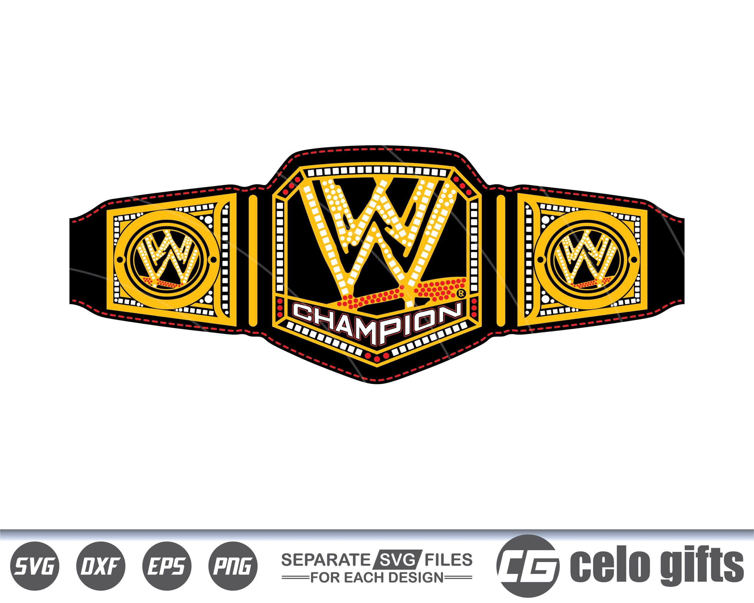 Printable Wwe Belt Template
