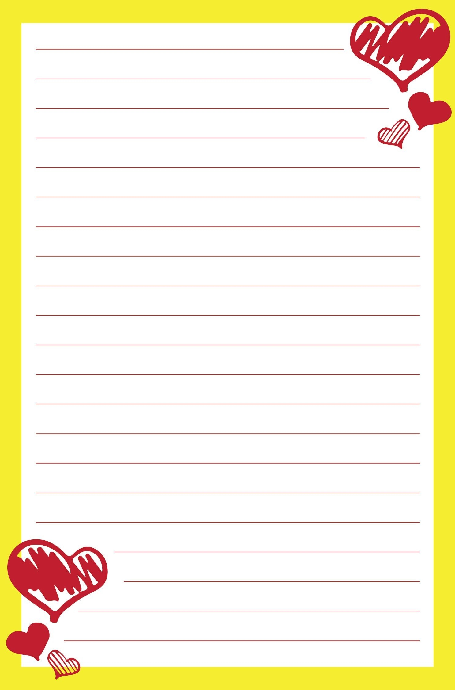 Love Letter Template Printable