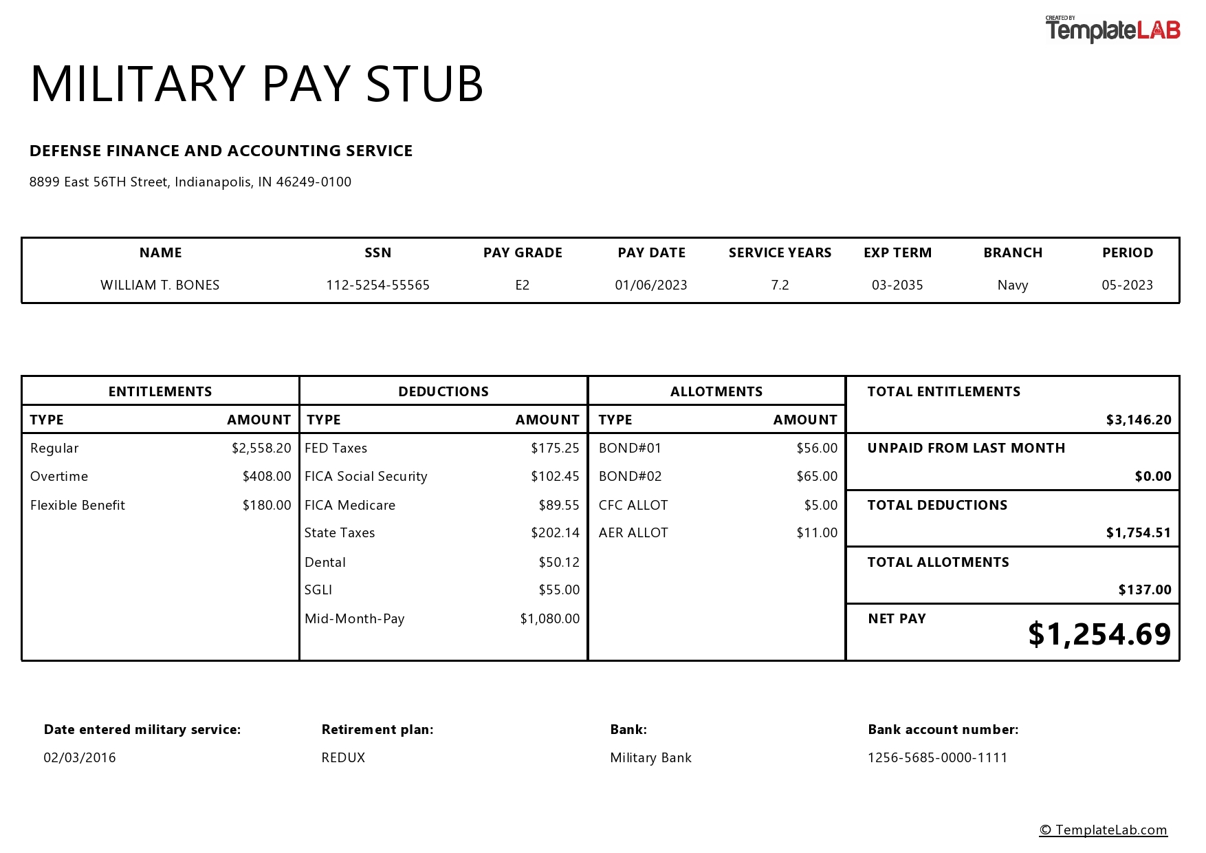 15 Free Pay Stub Templates Word Excel PDF TemplateLab