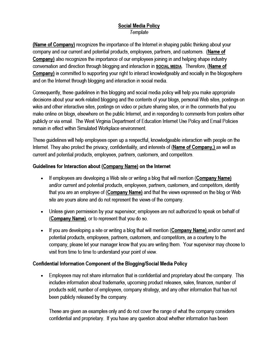 30 Professional Policy Proposal Templates Examples TemplateLab