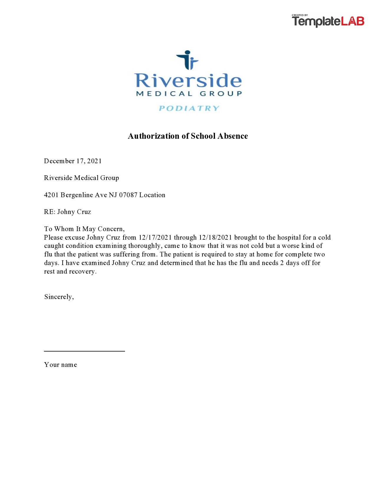 36 Free Doctor Note Templates for Work Or School 