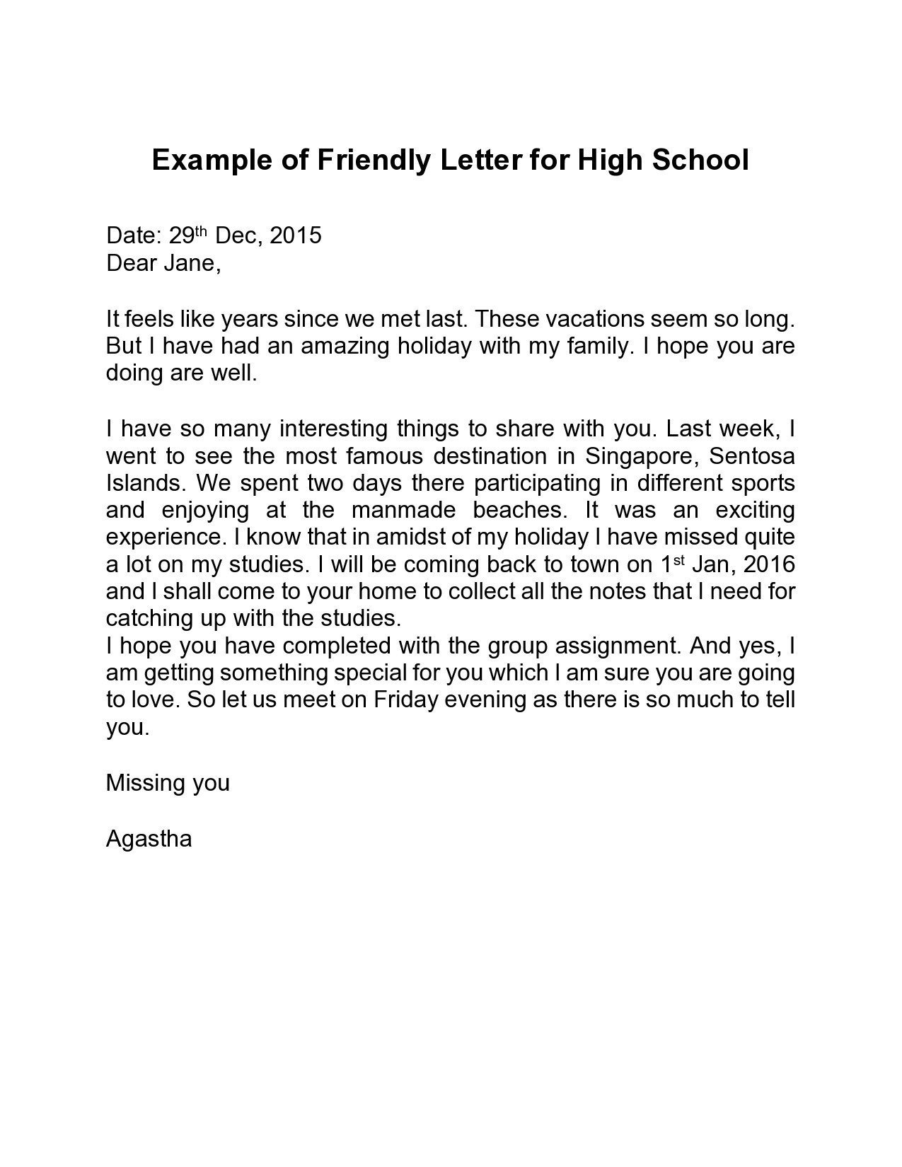 A Friendly Letter To Everyone