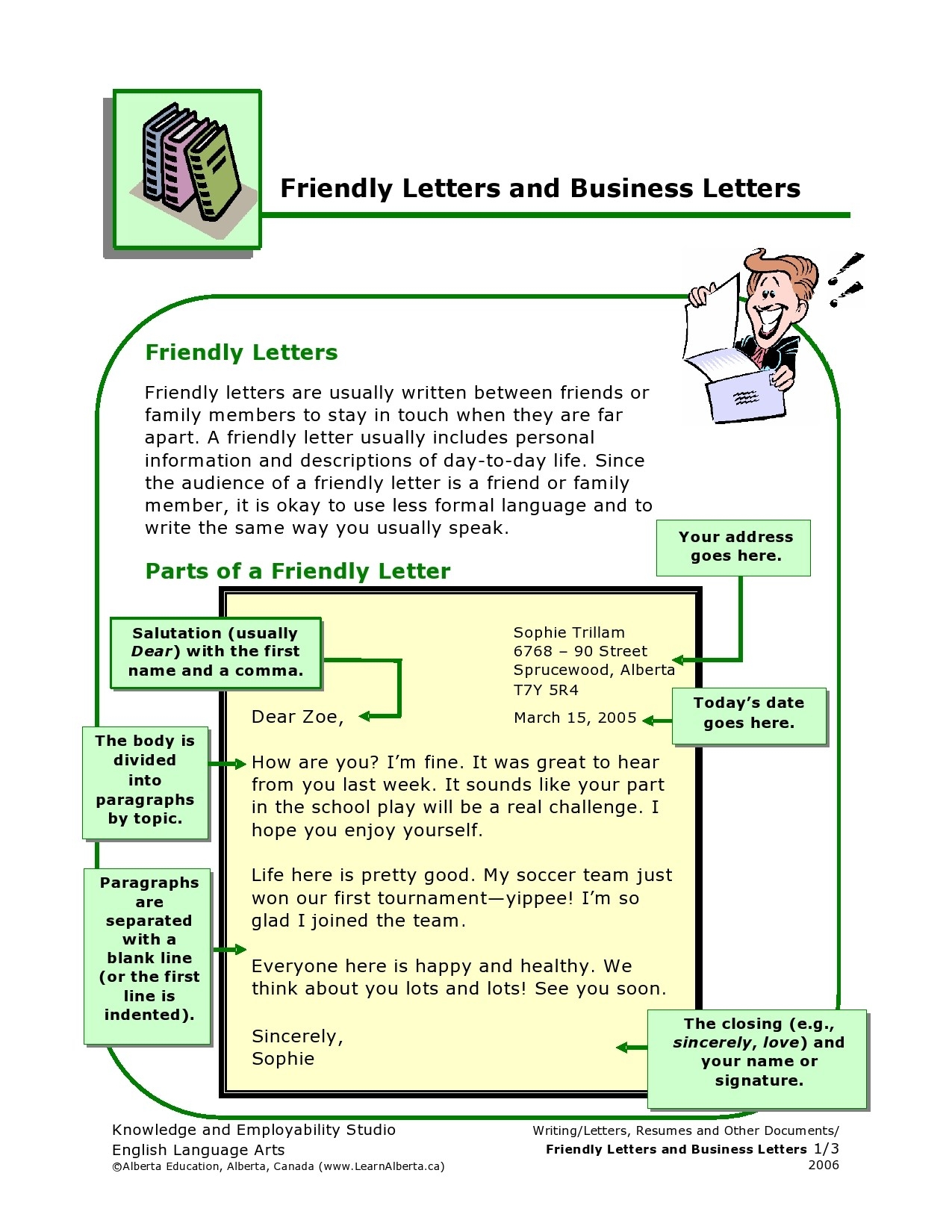 40 Best Friendly Letter Format Examples TemplateLab