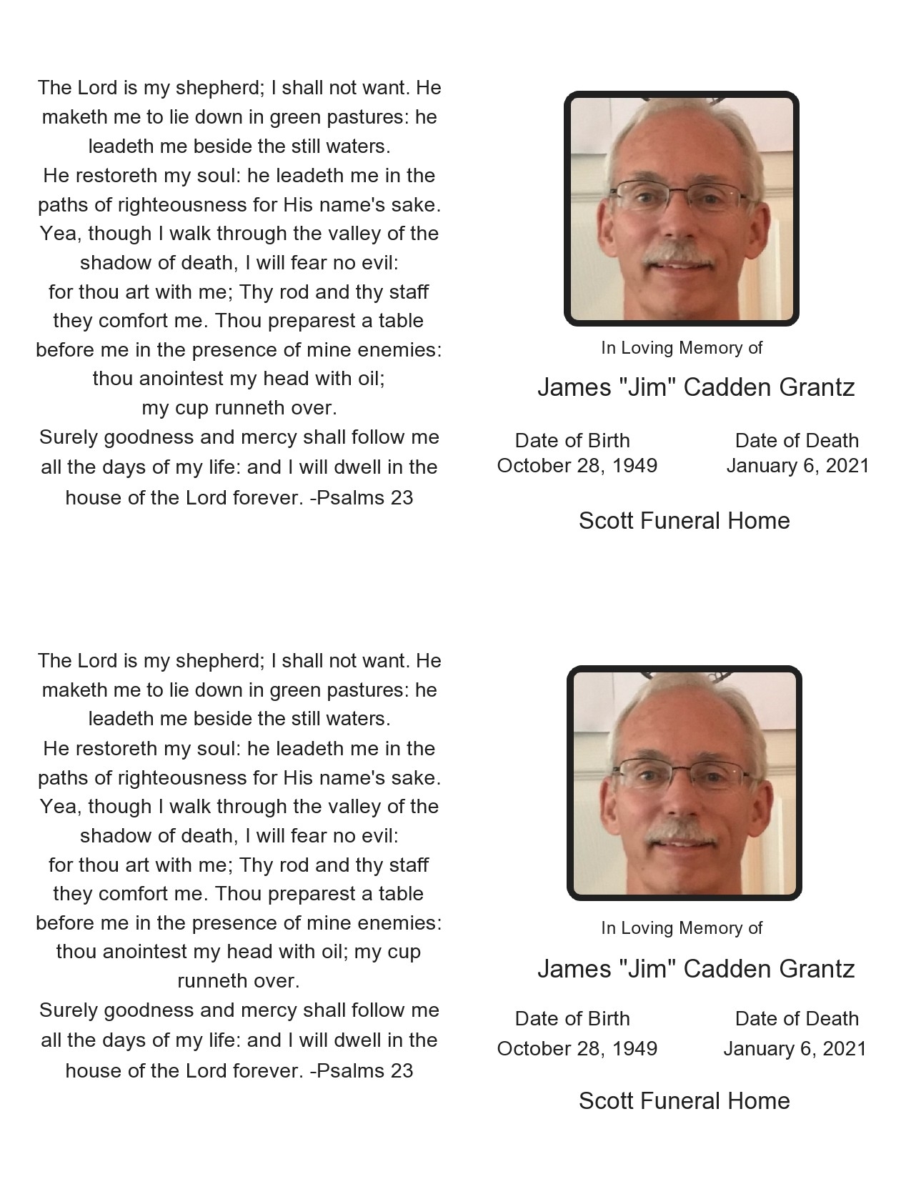 40 Printable Memorial Card Templates In Loving Memory 