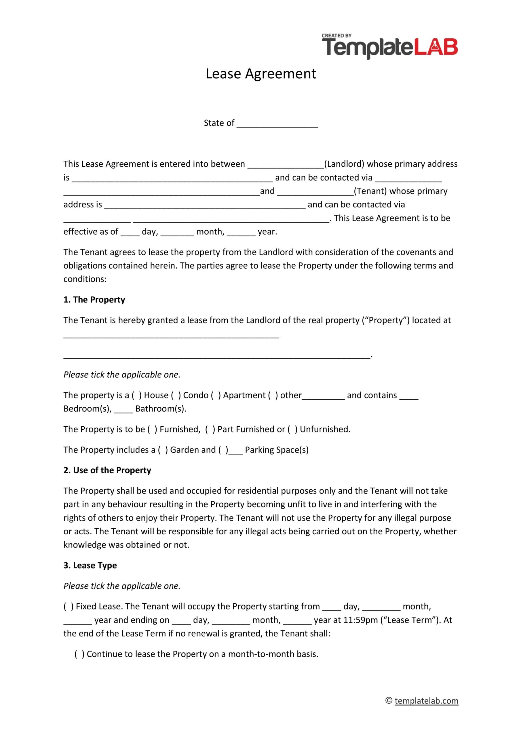 Rent To Own Contract Sample Free