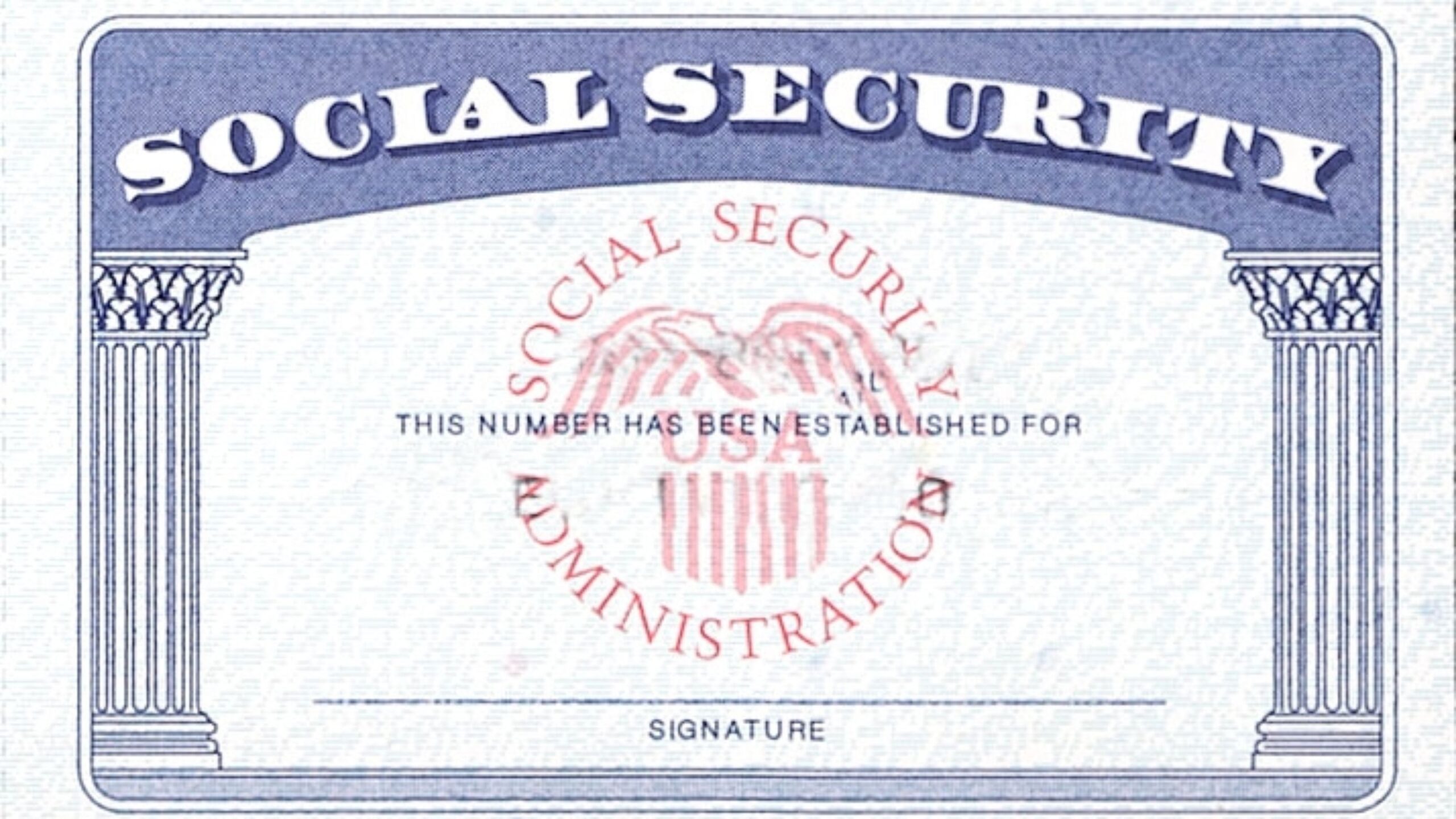 5 Best Social Security Cards Printable Printablee SSN Card Template