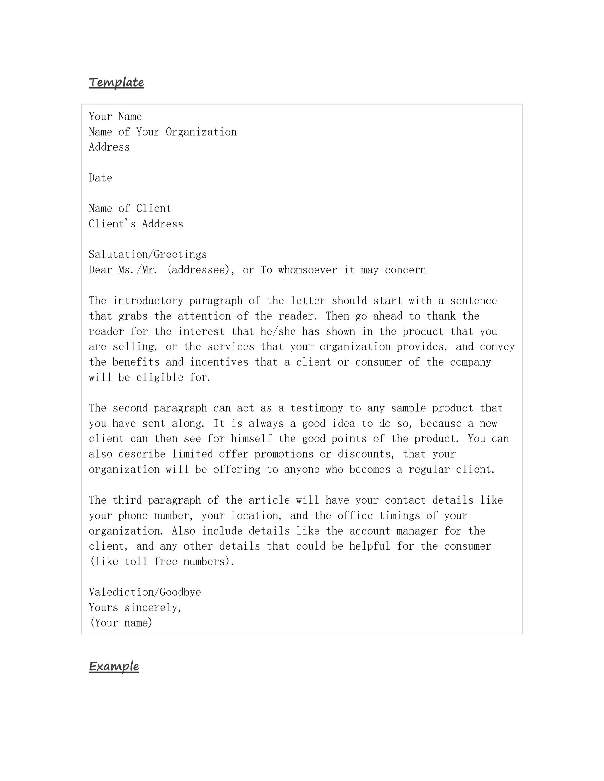 50 Effective Sales Letter Templates w Examples TemplateLab