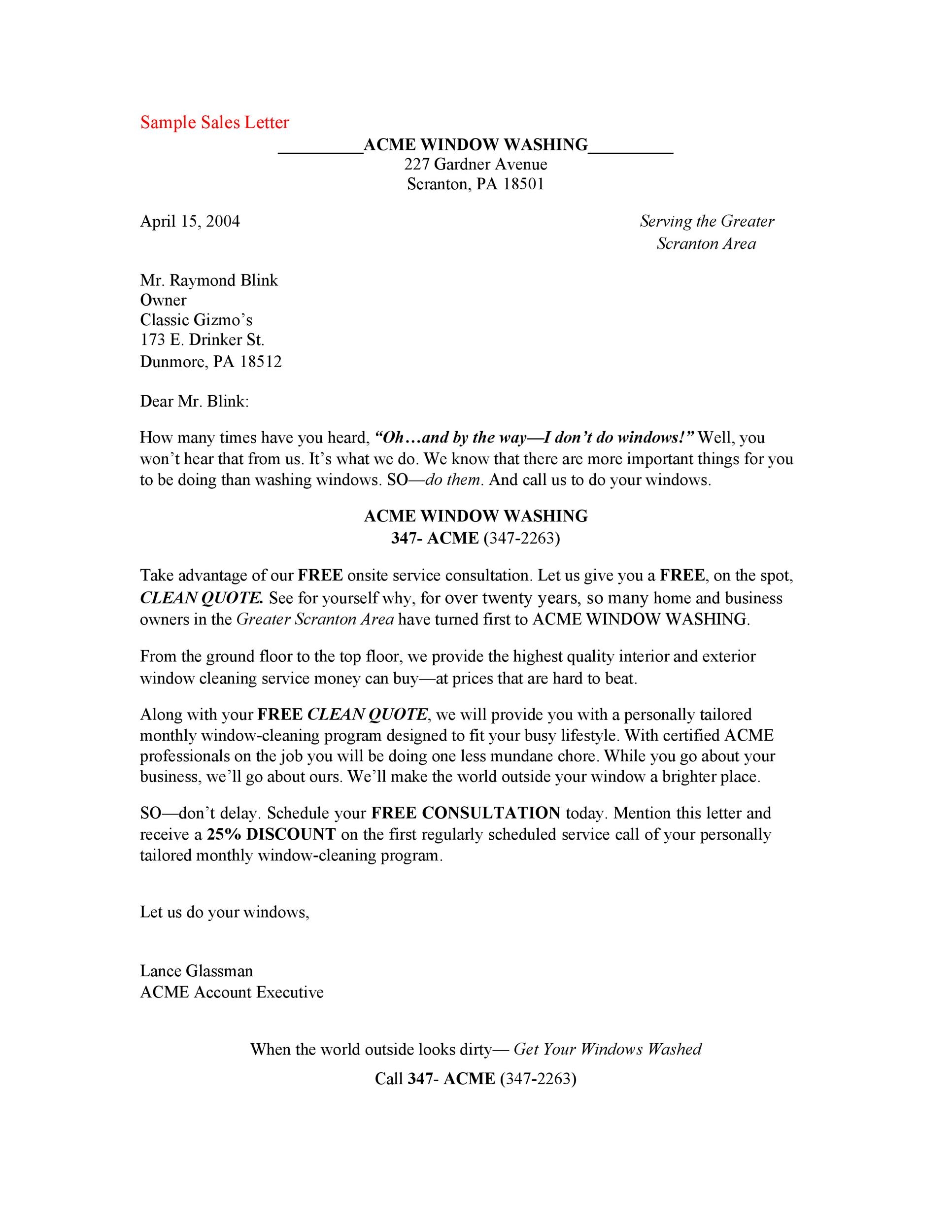 Sample Letter To Get Product In Stores