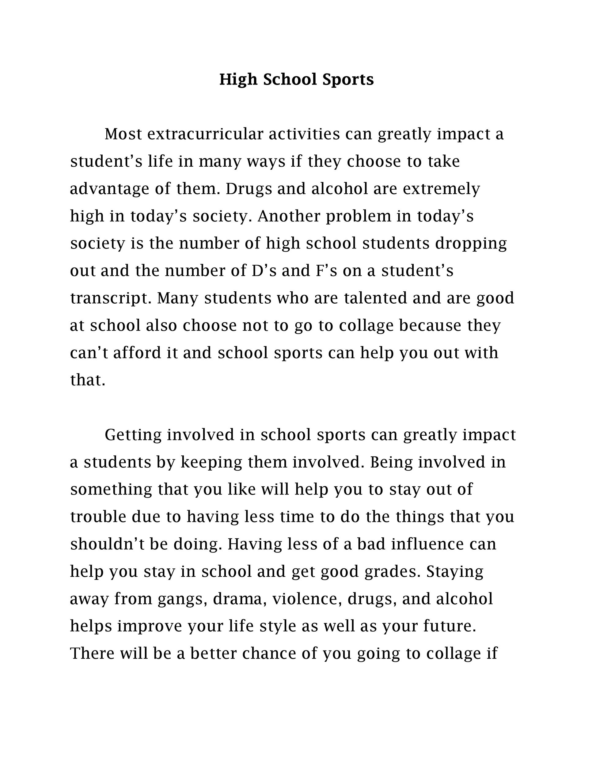 An Example Of A Persuasive Essay