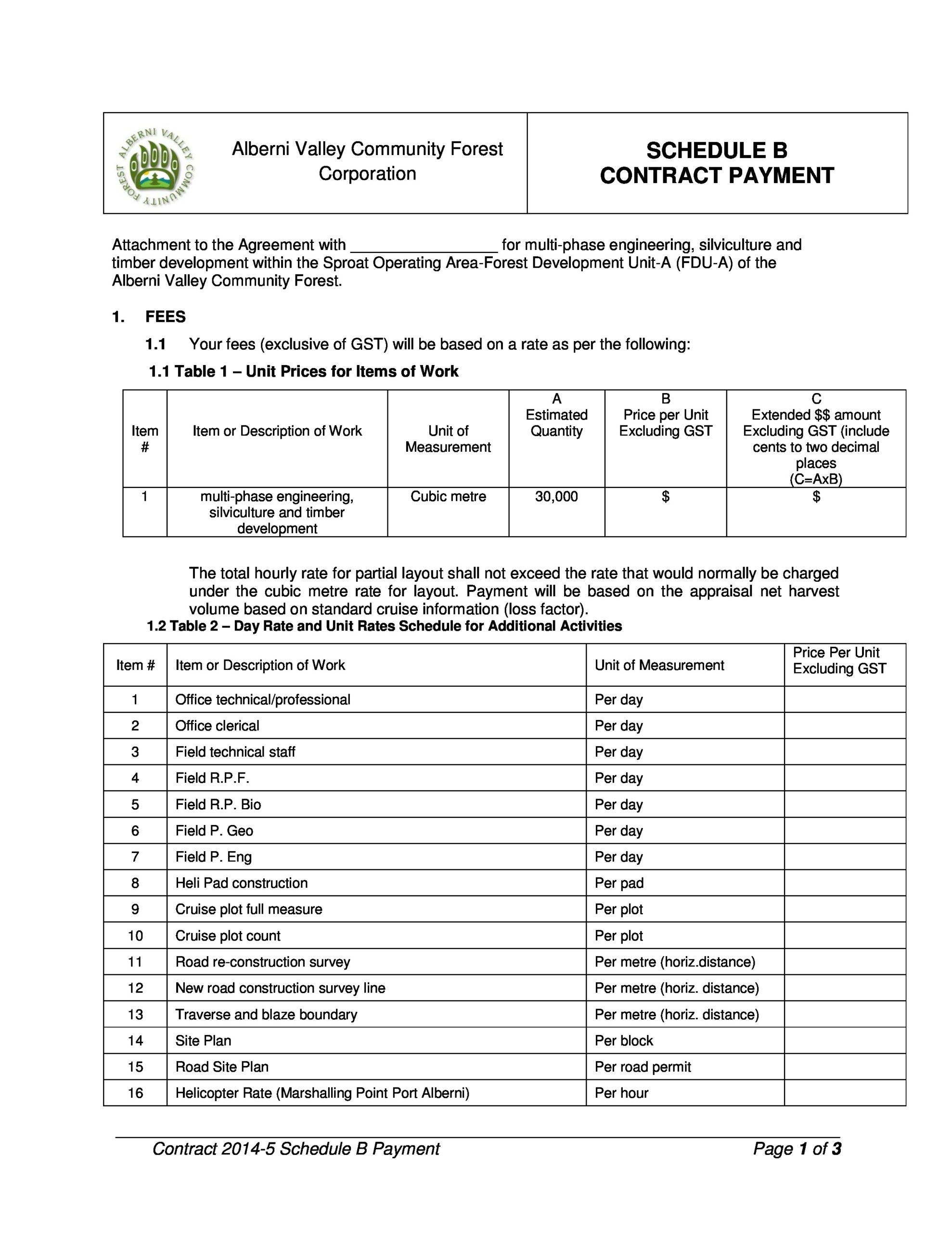 52 Free Payment Schedule Templates Excel Word TemplateLab