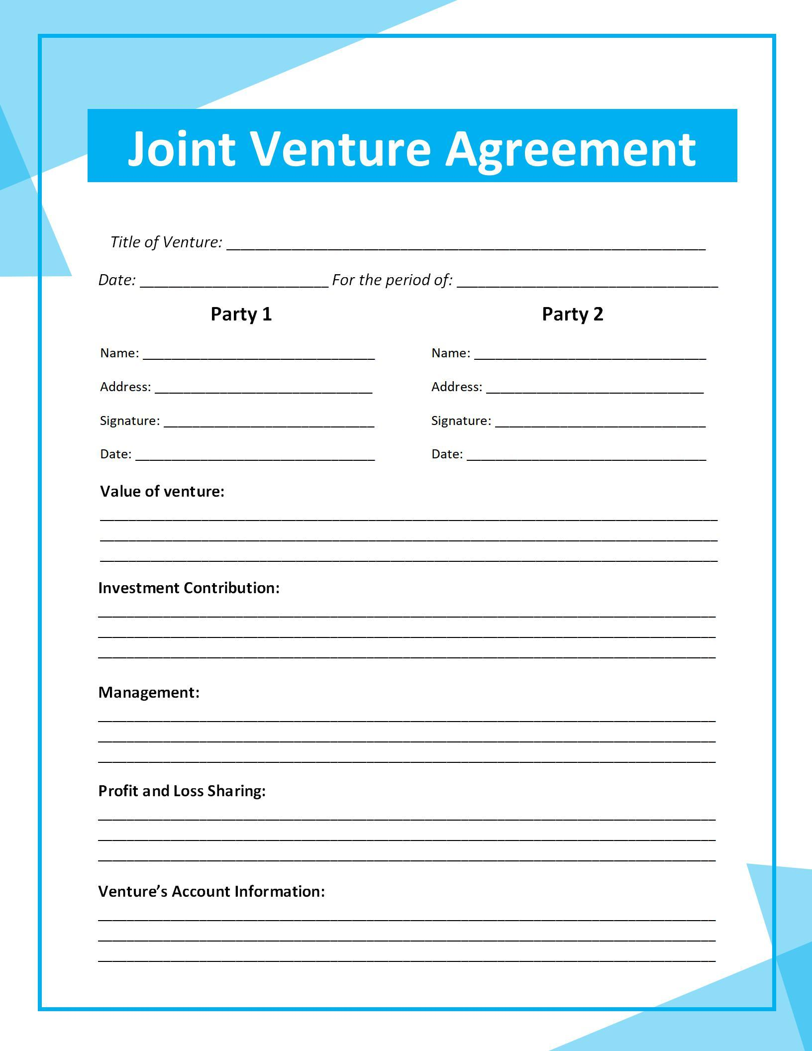 Partnership Agreement Template South Africa Word
