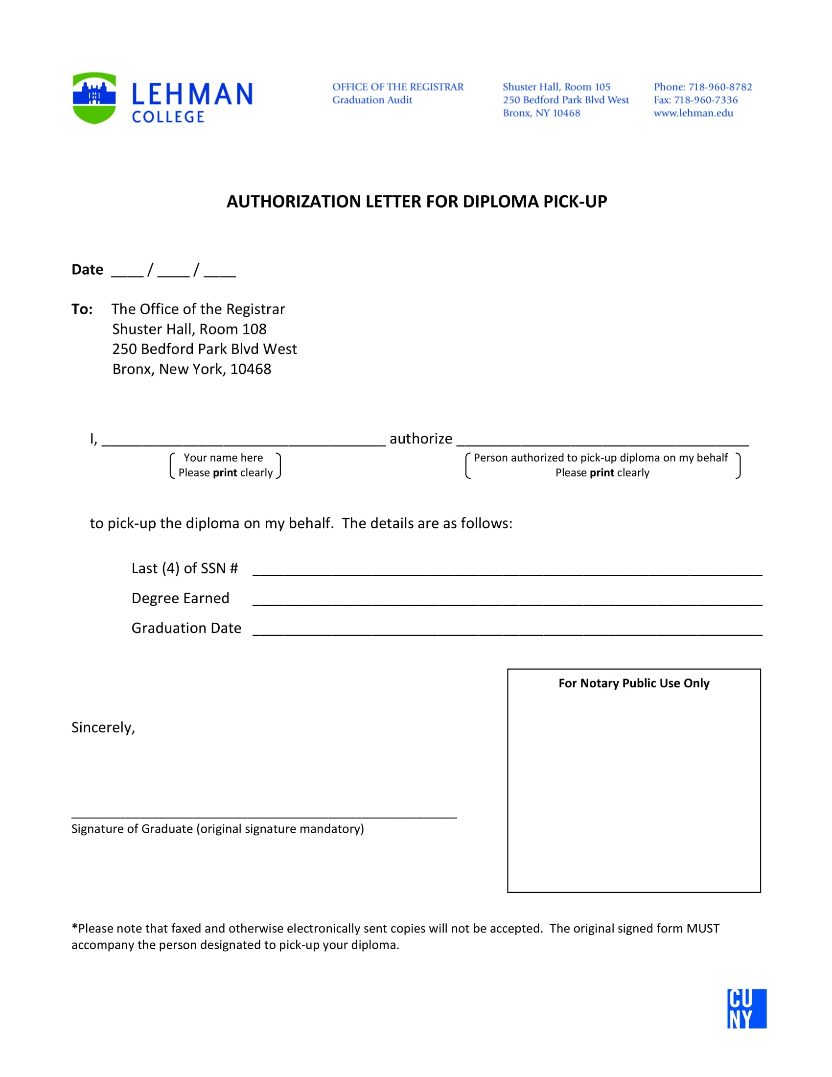Authorization Letter To Receive Documents 9 Examples Format Sample