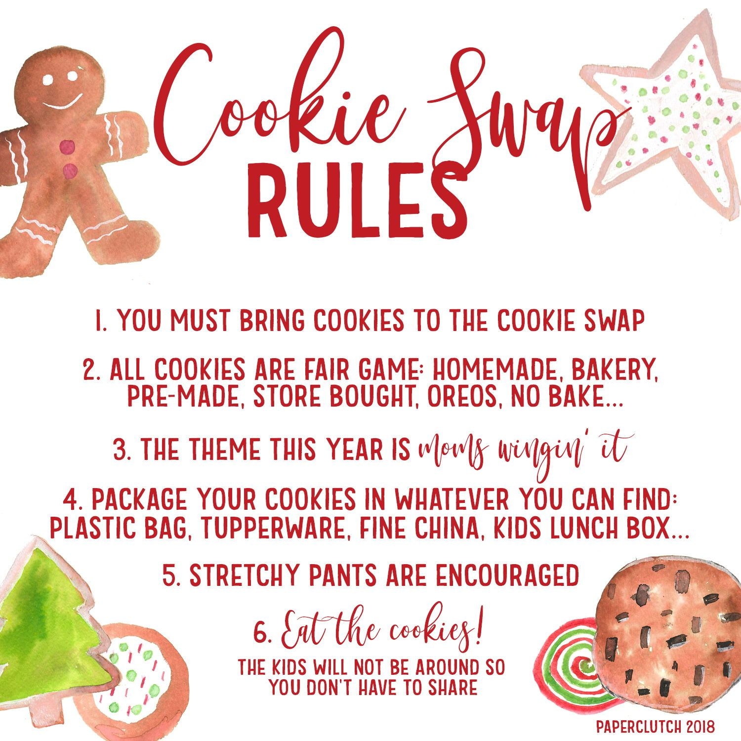 Christmas Cookie Swap Party No Rules Just Fun 