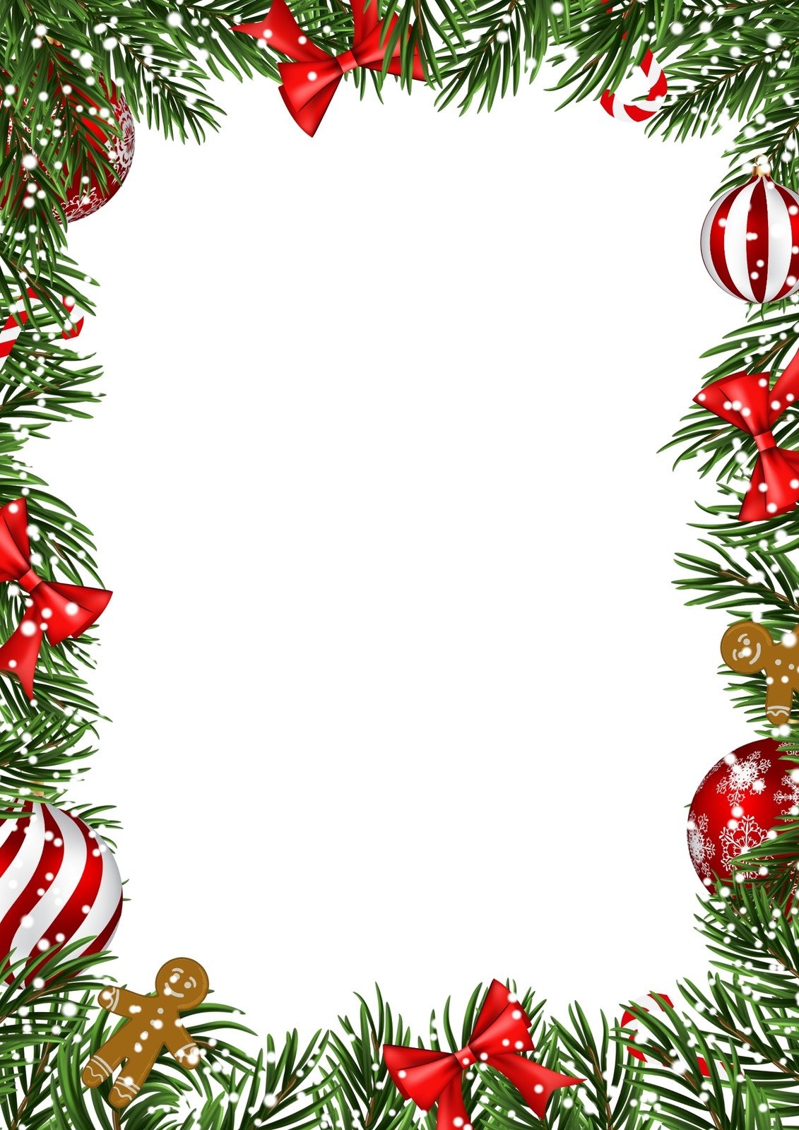 Christmas Border For Google Docs