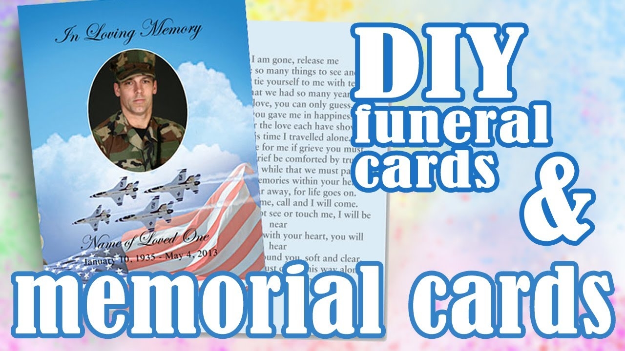 Make Your Own Memorial Cards Free