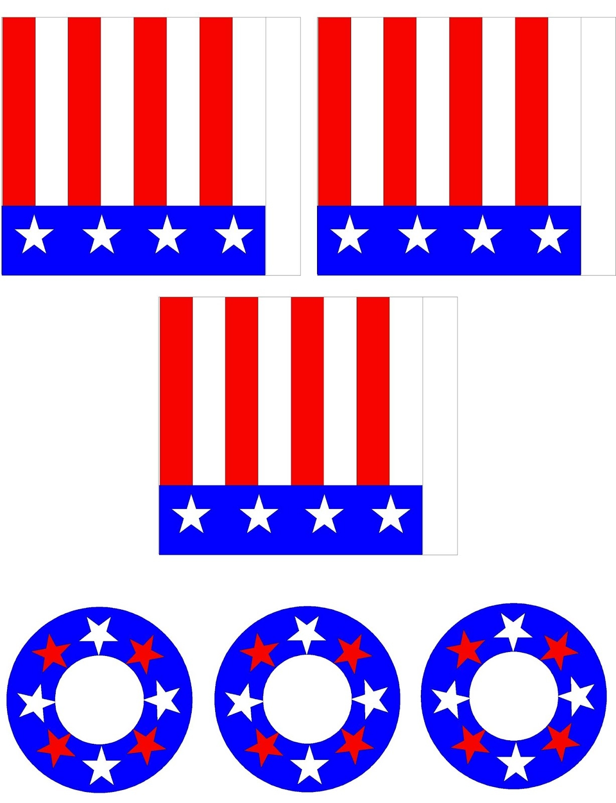 Uncle Sam Hat Printable Template