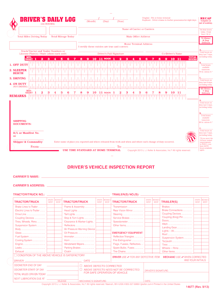 Driver Daily Log Sheet Pdf Free Download Fill Out Sign Online DocHub