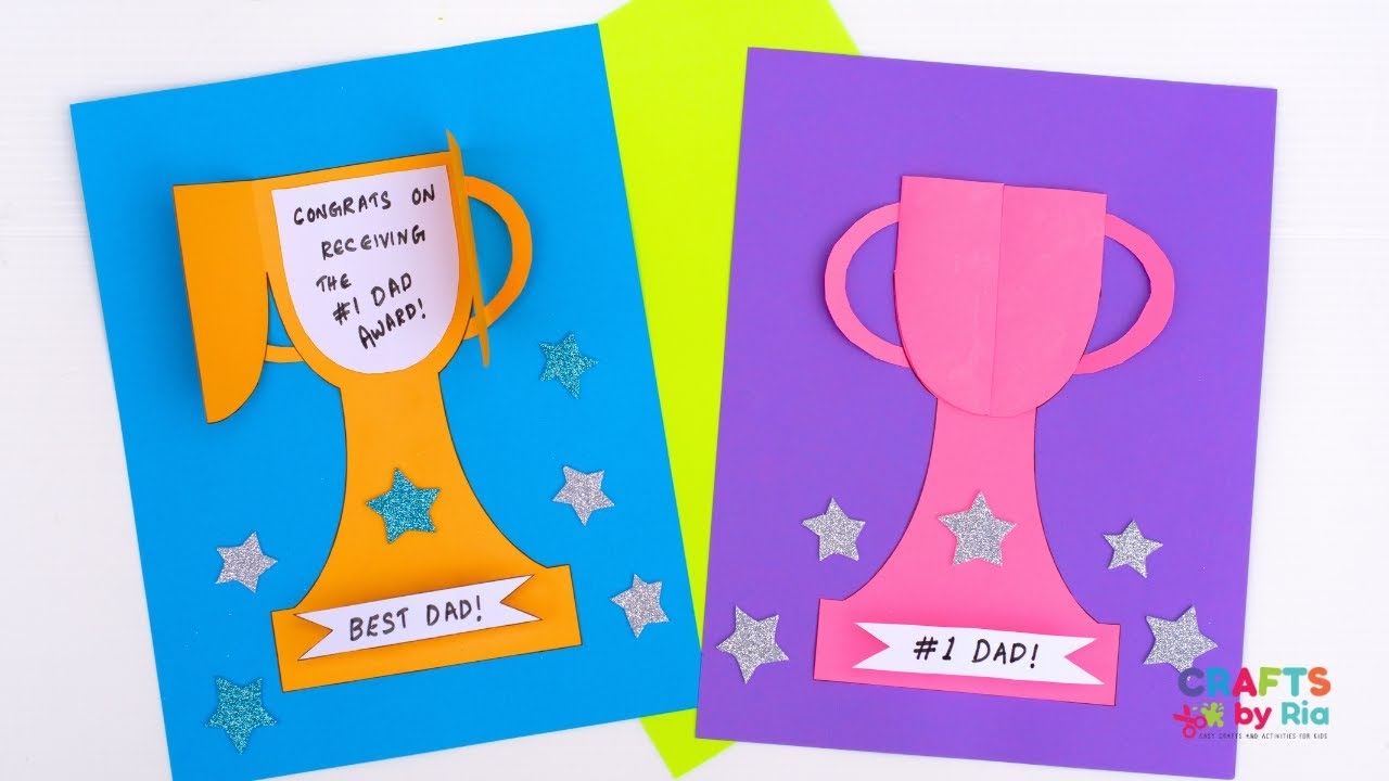 Printable Trophy Card Template