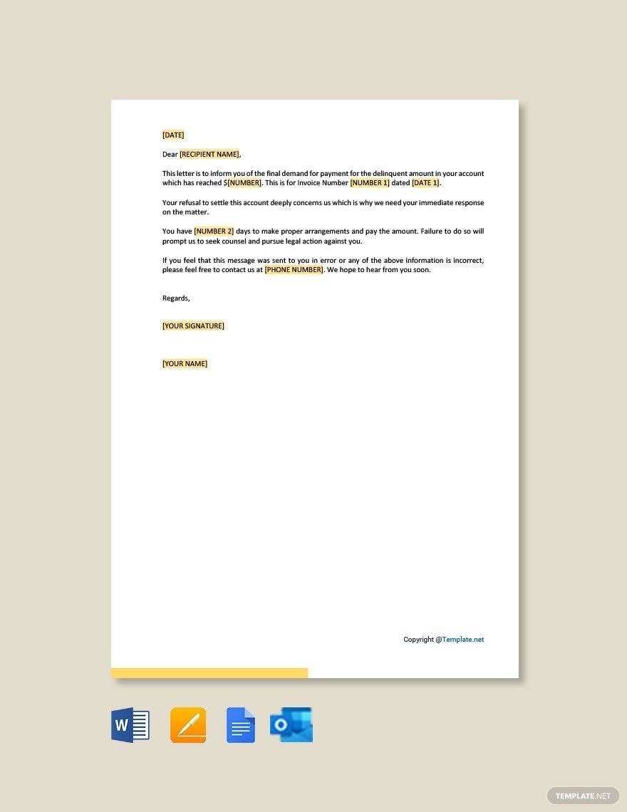 How To Format A Legal Letter