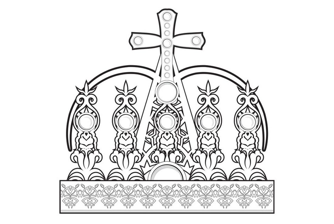 King Crown Template Printable