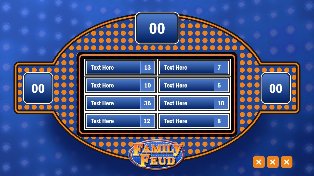 Free Family Feud PowerPoint Template