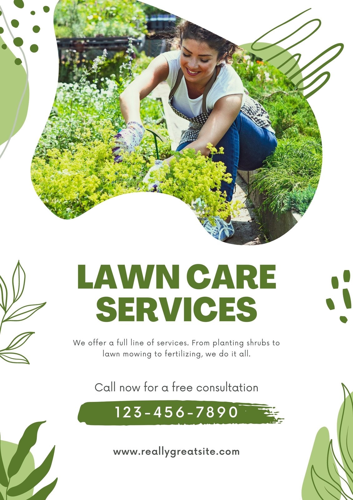 Printable Lawn Mowing Flyer Template