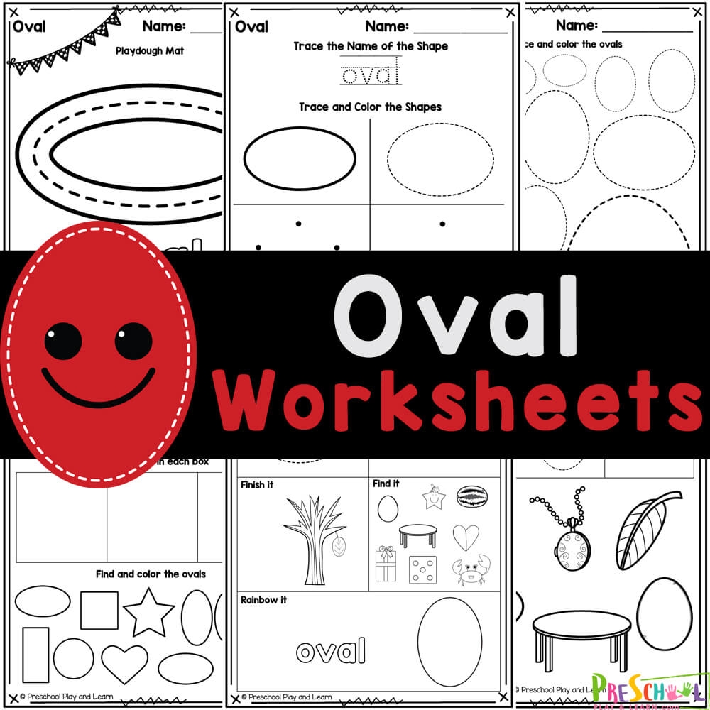Free Printable Oval Templates
