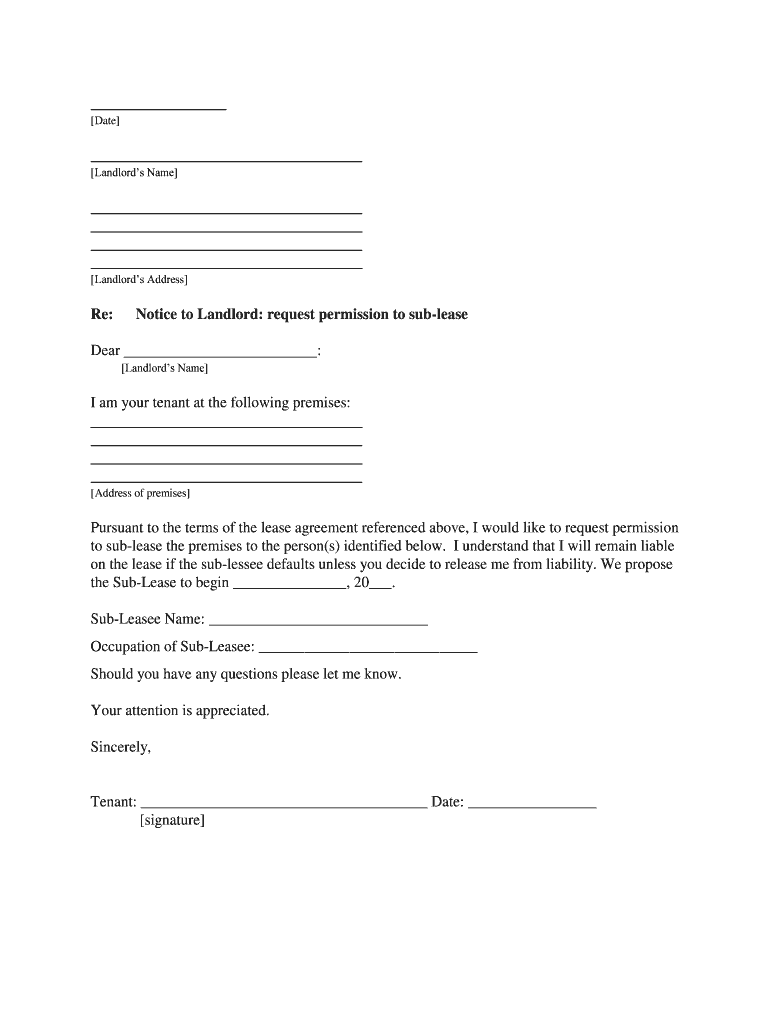 Landlord Friendly Rent Increase Letter
