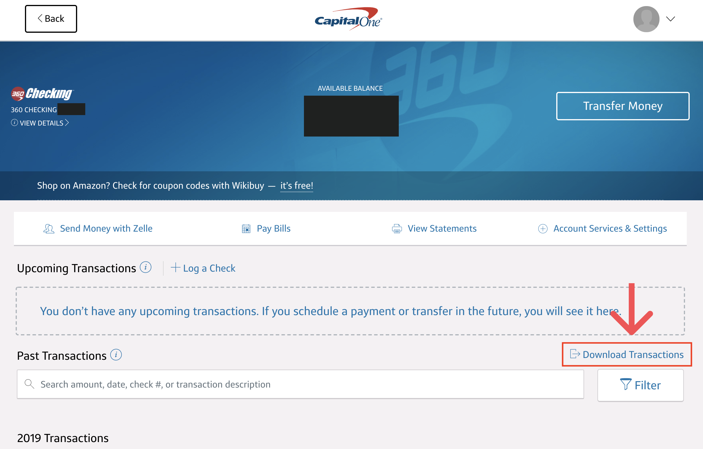 Capital One Bank Statement Generator