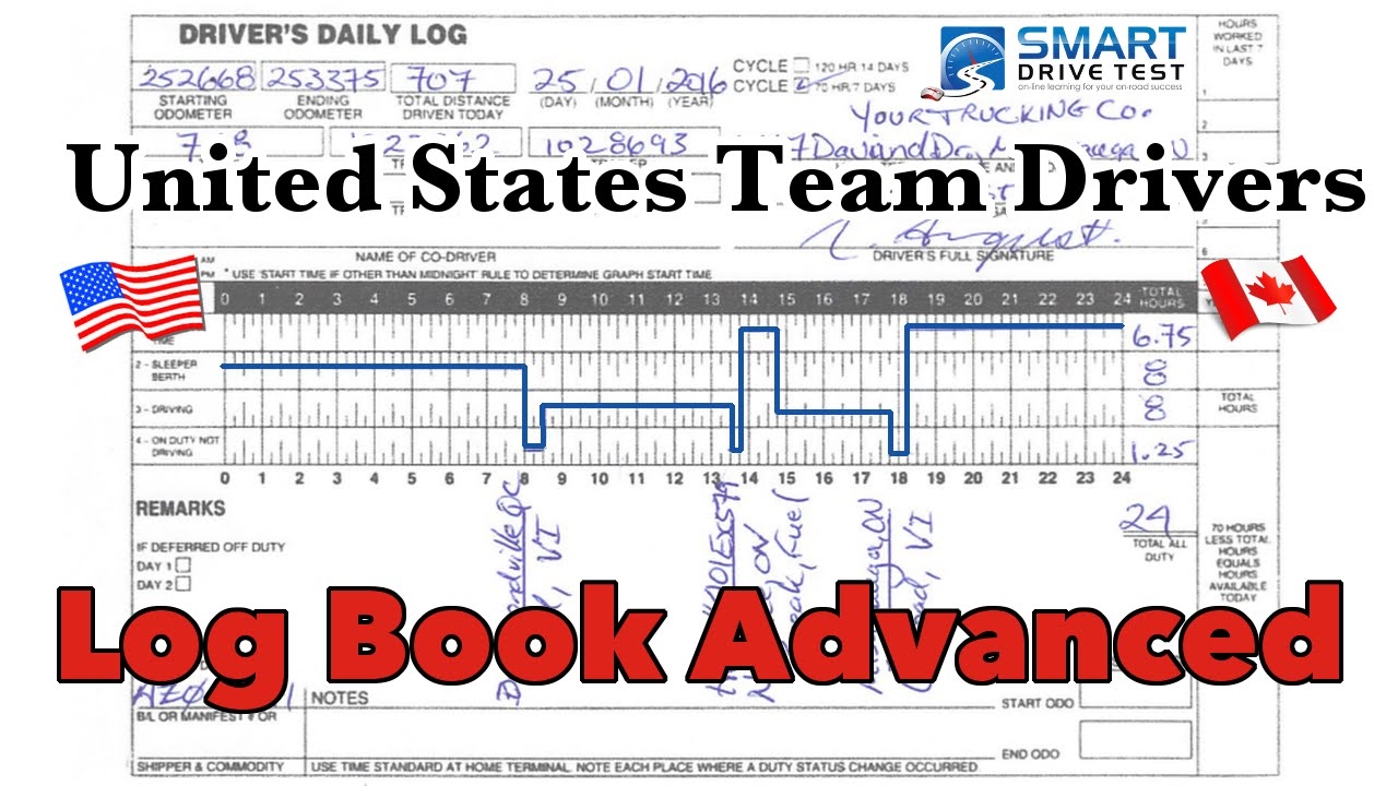 Driver'S Daily Log Book Examples